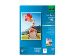 Inkjetfotopapier Sigel A4 Everyday+ 200 Gram Wit 50 Vel