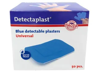 Detectaplast 8144 Pleister waterafstotend blauw 50x72mm 50 Stuks - 2