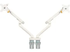 BNEBFDW BakkerElkhuizen Flexible monitorarm 10kg dubbel 17-35 inch wit