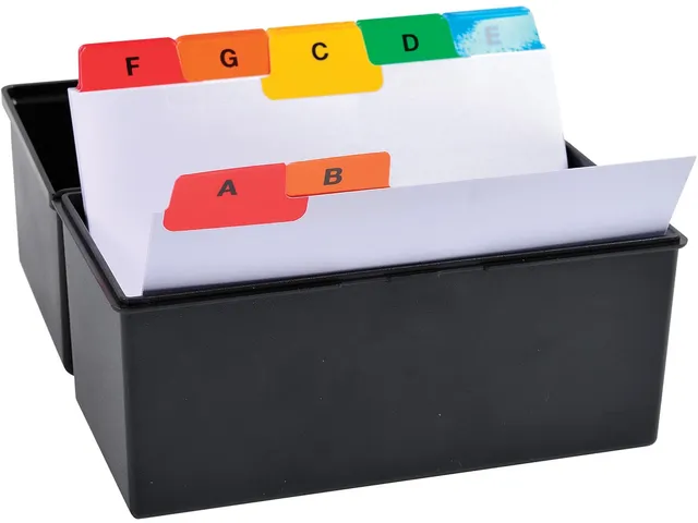 tabbladen voor systeemkaartenbakken 25 tabs A7