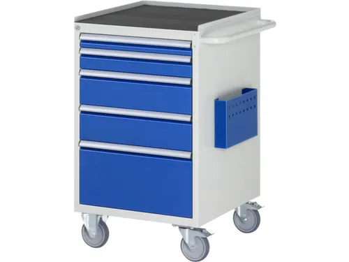 gereedschapswagen 975x580x650mm metaalblad 450kg 5 laden RAL5010