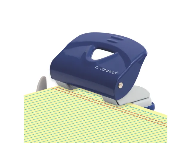 Q-CONNECT Medium Duty perforator Metaal 2-gaats 20 vel Blauw