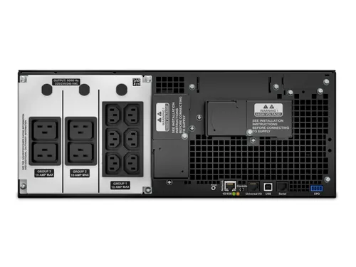 APC Smart-UPS On-Line SRT6KRMXLI - 6kW/VA, 6x C13 + 4x C19 + hardwire