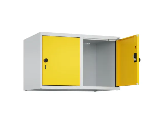 opzetkast,v. locker,2vak.,vak B 400mm,HxBxD 500x800x500mm,draaigrendel