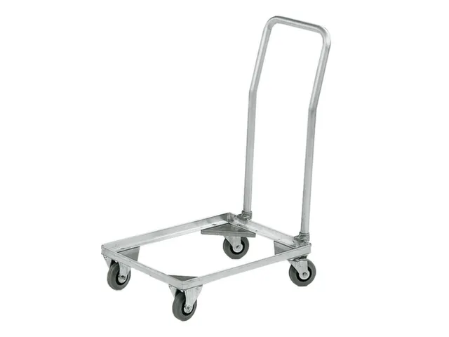 onderwagen,m. greepstang,v. Aluminium transportkist,draagverm. 200kg