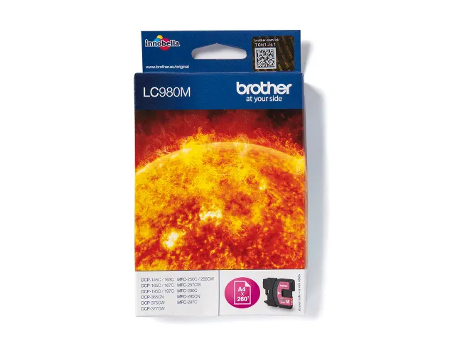 Inkcart Brother Lc-980 Rood