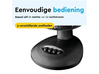 Tafelventilator BRASQ F400 Ø 30cm zwart - 7