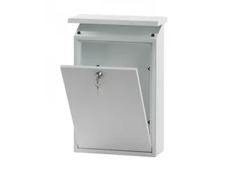 Wandbrievenbus Toledon Staal Wit - 2
