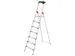 veiligheidsladder,eenzijdig,7 XXL treden,Stand H 1,5m,balk L 2,33m