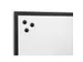 Tableau blanc 40x60cm Cadre noir avec marqueur + 3 aimants