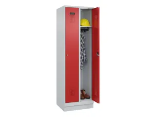 locker,HxBxD 1950x600x500mm,2vak,vak B 300mm,cil.-slot,sokkel - 1