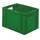 Euronorm-stapelbak 24l 270x400x300mm Wanden/bodem Gesloten Groen