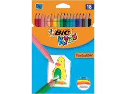kleurpotlood Tropicolors, etui van 18 stuks