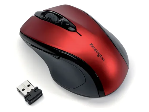 Muis Kensington Pro Fit draadloos rood rechts