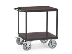 Tafelwagens 12497 Ral7016 1200kg 2 Etages 700x700mm Watervast