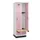 locker met bank,HxBxD 1950x600x815mm,2vak,vak B 300mm,draaigrendel
