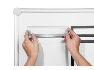 Duraframe Magnetic Top For A4 Zilver - 3