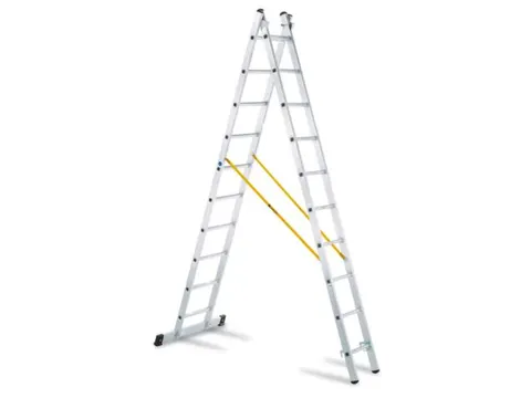 Multifunctionele Reformladder Aluminium L 2.98-4 94m 2x10treden