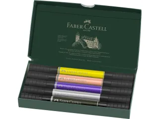 Tekenstift Faber-Castell Pitt Artist duo marker Fashion etui 5stuks kl - 1