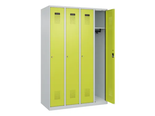 locker,HxBxD 1850x1200x500mm,4vak,vak B 300mm,cil.-slot