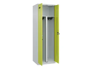 PBM-locker,HxBxD 1850x600x500mm,2vak,vak B 300mm,draaigrendel - 1