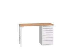 werkbank,HxBxD 930x1500x600mm,multiplexblad,2voeten/1container