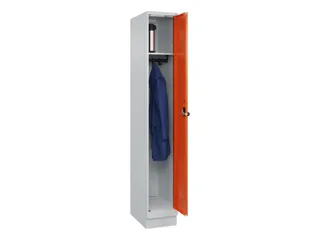 locker,HxBxD 1950x300x500mm,1vak,vak B 300mm,draaigrendel,sokkel - 1