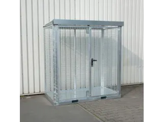 gasflessendepot,v. 32xØ 230mm fles,HxBxD 2260x2115x1155mm,m. deksel - 2