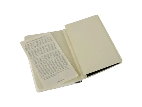Notitieboek Moleskine large 130x210mm lijn soft cover zwart