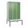 Z-garderobekast,HxBxD 2120x1200x815mm,6vak,vak B 400mm,cil.-slot