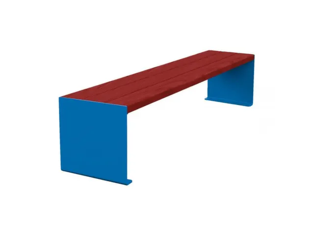 zitbank,B 1800mm,3latten,hout-zitting Mahonie,zitting H 450mm