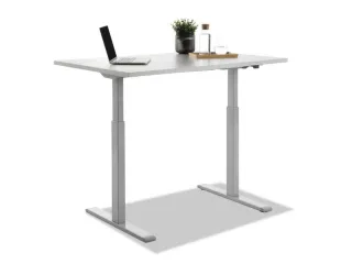 Elektrisch ihv bureau,HxBxD 700-1200x1200x800mm,blad grijs - 1