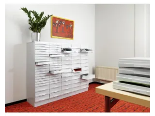 Inzetbak Djois halfhoog 30x122x168mm 1-vaks grijs - 2