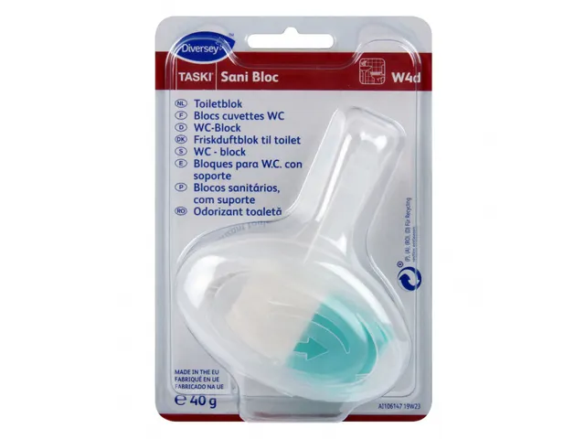 Taski Sani Bloc Toiletblok in houder 40gr 12 Stuks