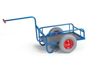 Handtrekwagen 2 Wielen 400kg Met Bodem 805x535mm Luchtbanden - 3