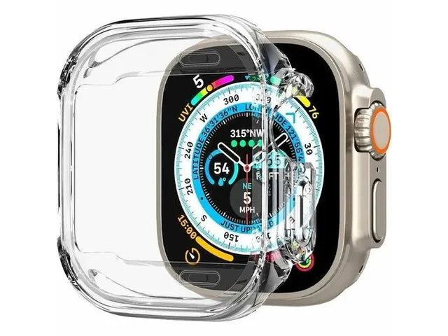 Spigen Case ACS05459 Watch Ultra 2/1 49mm Case Ultra Hybrid Crystal Cl