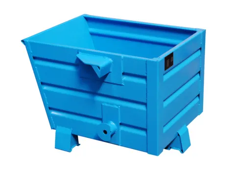 Kiepbak Hxbxd 600x600x800mm 0.30m³ 50kg Draagverm. 500kg Ral5012