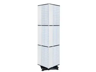 Draaistandaard,HxBxD 1760x445x445mm,v. 12magazijnen,T 146mm - 1