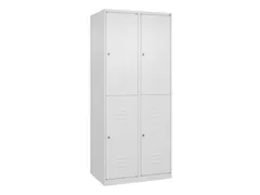 dubbeldekse locker,HxBxD 1850x800x500mm,2x2vak.,vak B 400mm