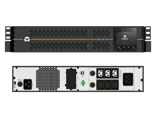 Vertiv EDGELI-3000IRT2U, Line-interactive, 3 kVA, 2700 W, Sinus, 166 V