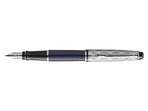 Vulpen Waterman Expert L'essence du Bleu lacquer CT Fijn Blauwe inkt