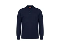 Tranemo 5945 FR/AST polo, marineblauw, maat L, per stuk