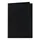 Correspondentiekaart Papicolor dubbel 105x148mm ravenzwart pak à 6 st