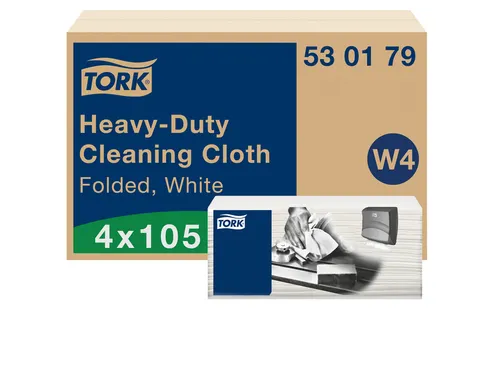 Reinigingsdoek Tork 530179 Heavy-Duty W4 multifunctioneel nonwoven