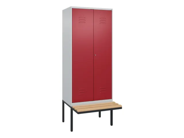 locker voor scheiding van kleding,HxBxD 2120x800x815mm,2vak