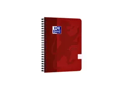 Spiraalblok Oxford Touch A5 lijn 70vel rood