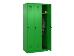 locker,HxBxD 1850x900x500mm,3vak,vak B 300mm,draaigrendel