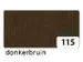 Papier crépon Folia 250x50cm 10 feuilles n° 115 marron foncé