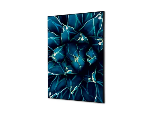 Wanddecoratie Textiel Set A2 Cactus Blauw