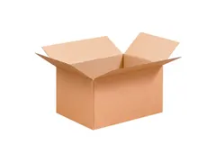 Carton américain pliable 450x280x150mm simple cannelure Brun 20pcs